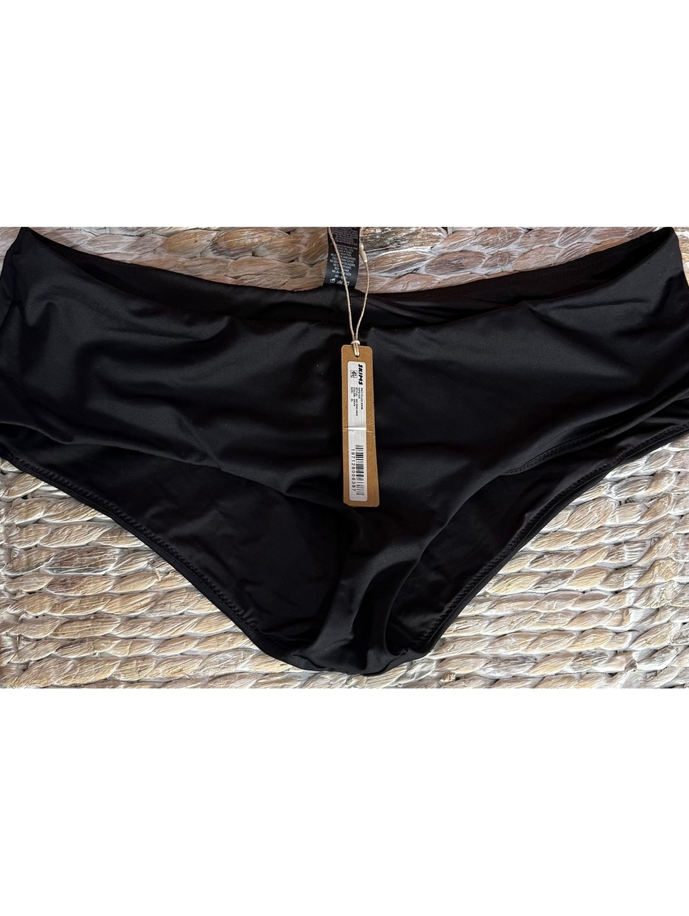 Skims Recycled Swim Hipster Bikini Bottom Black XL